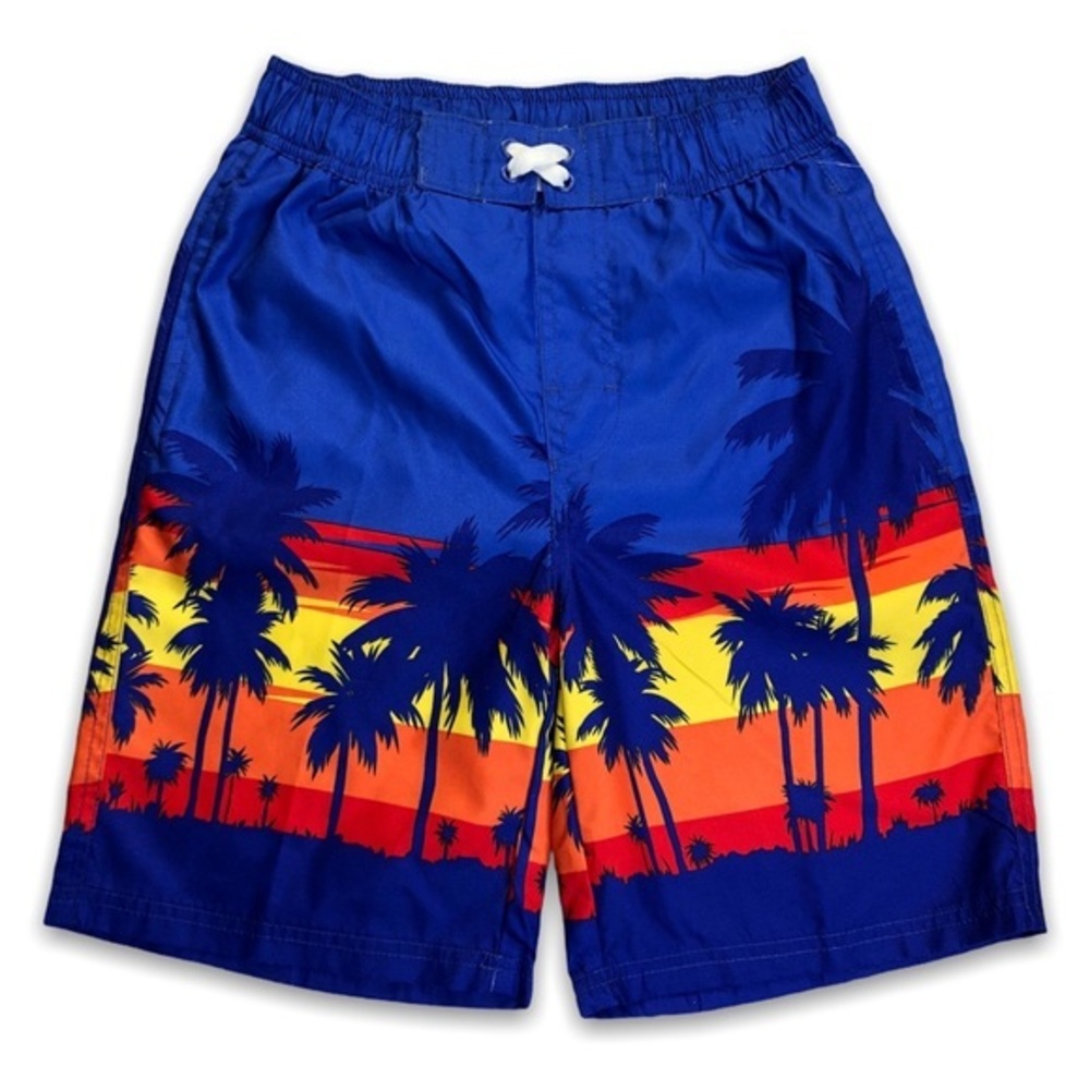 Boys Swim Trunks Surfing Shorts Blue M (8/…